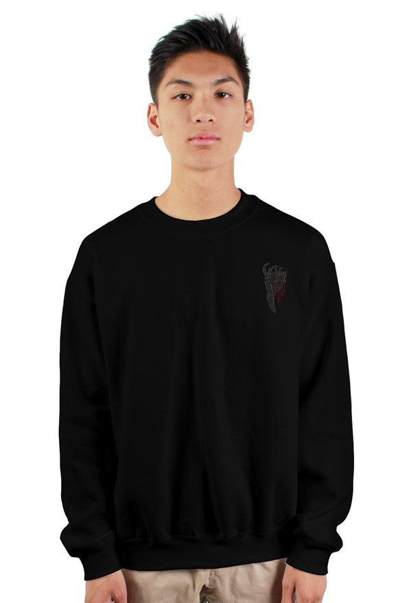 Art is a Vibe Clingy Crewneck (Black)