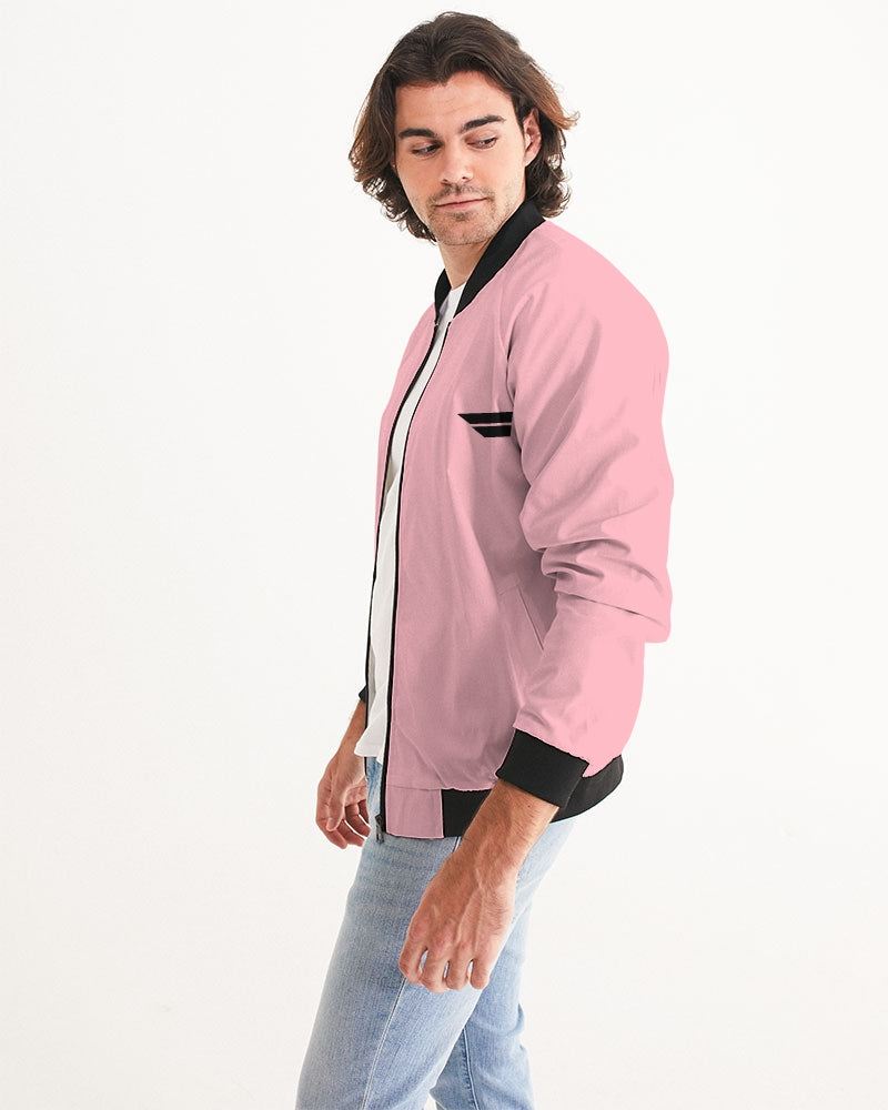 Art is a Vibe Men's Light Pink Bomber Jacket | GENESYS 2.0